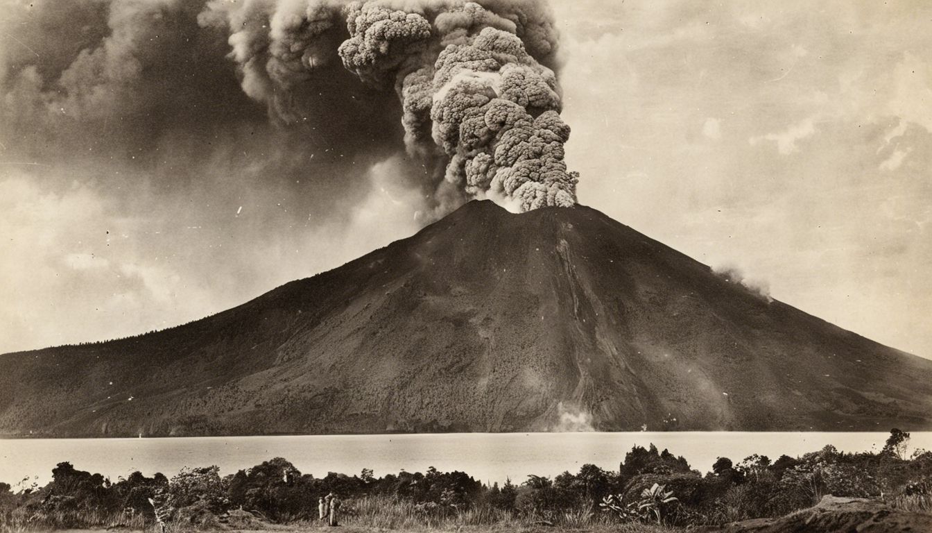 🌋 Eruption of Mount Tarawera - 1886