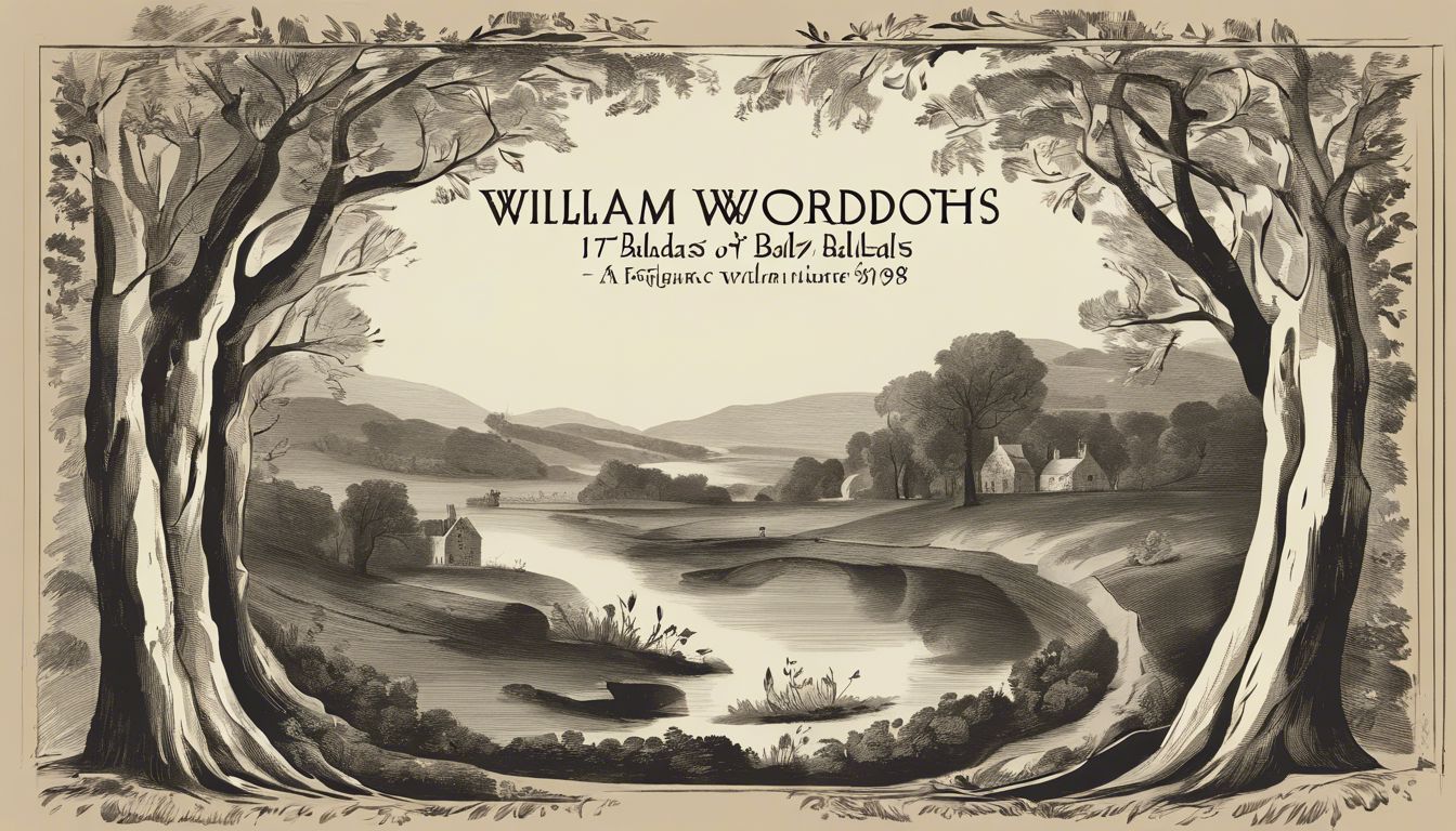 📚 William Wordsworth's "Lyrical Ballads" (1798) - A foundational work of Romantic poetry in English literature.