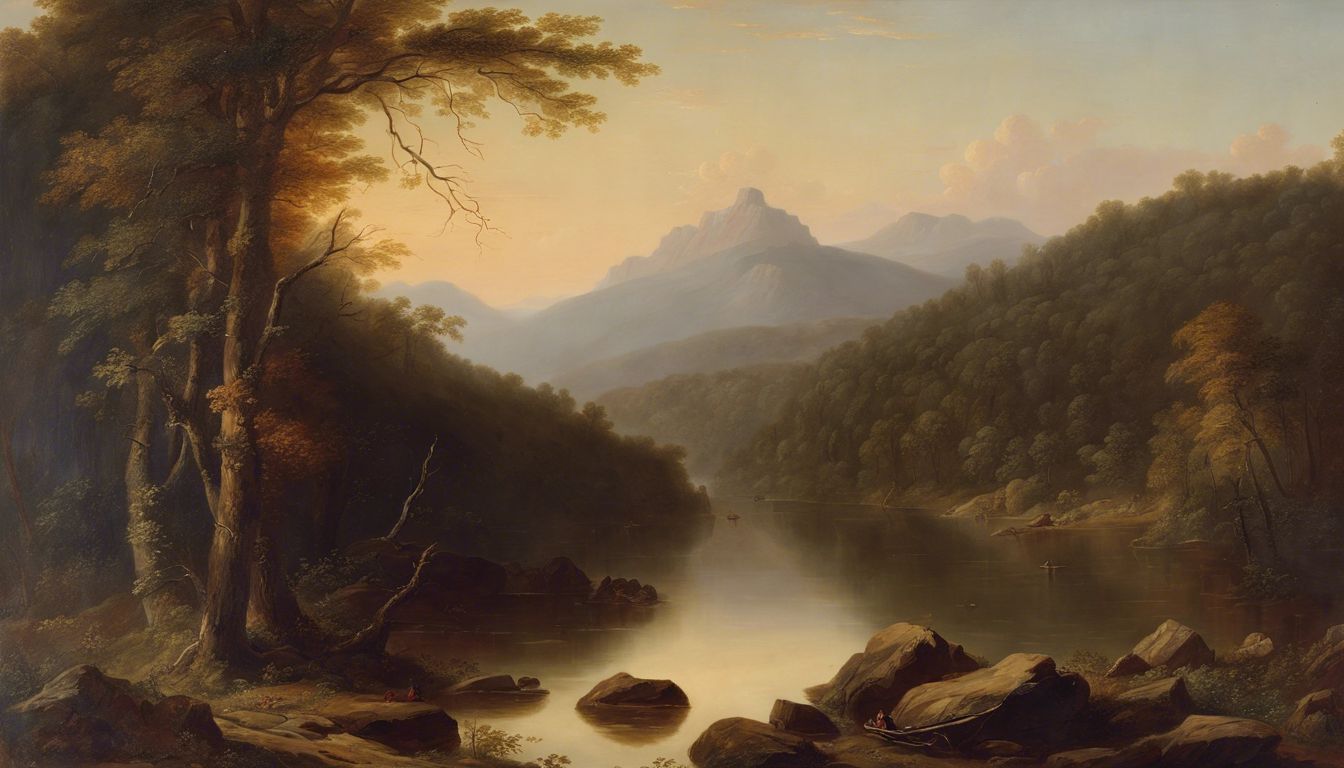 🖌️ The peak of the Hudson River School's influence on American landscape painting (mid-19th century)