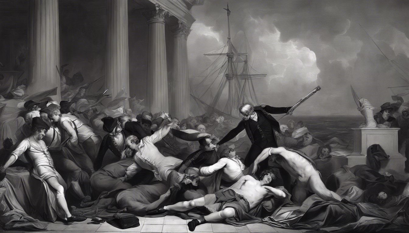 🎨 1806 - Benjamin West paints "Death of Nelson," commemorating the hero of Trafalgar.