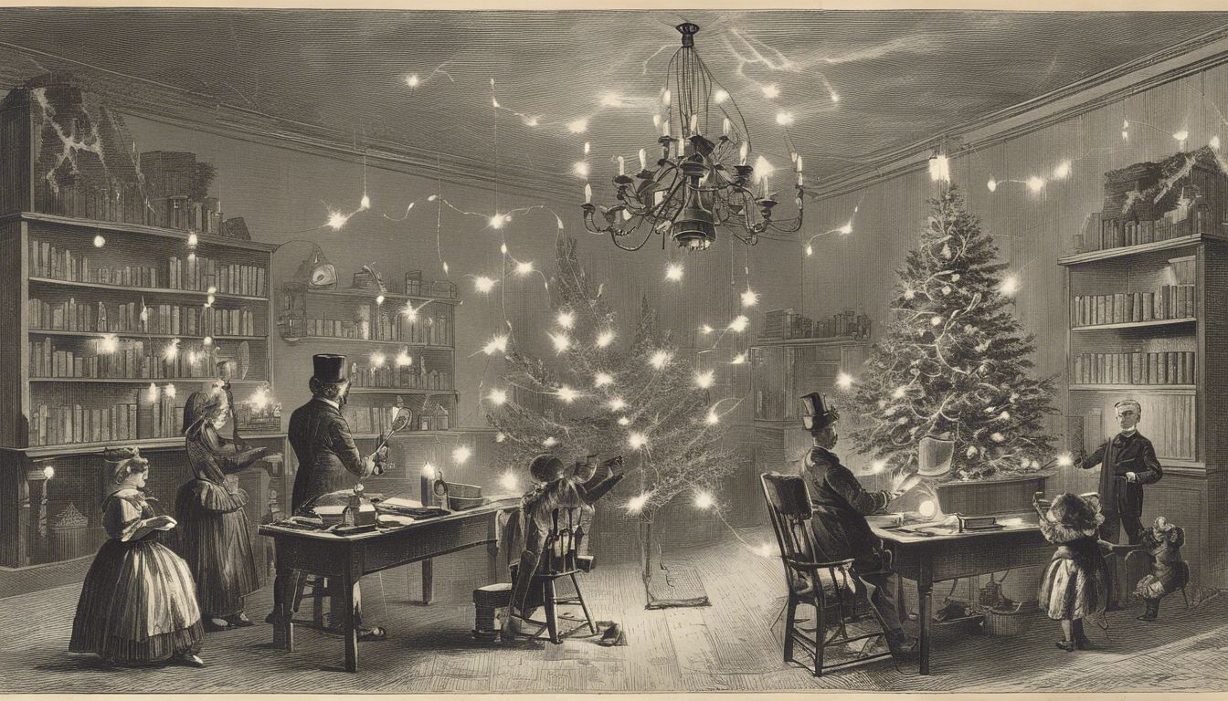 🕯️ Introduction of Electric Christmas Lights (1882): Holiday traditions and the spread of electrical technology.