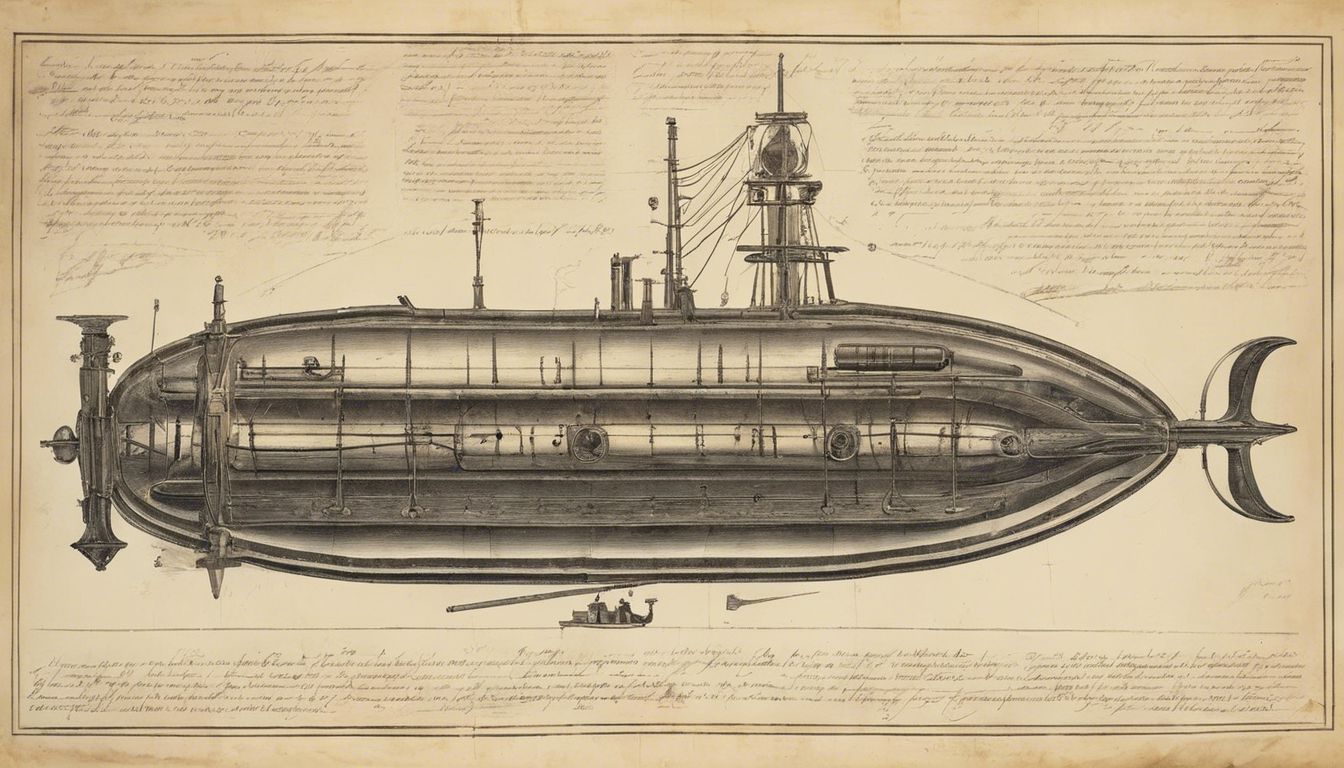 🚀 Development of the Submarine (1790s) - Early experiments with underwater vessels, leading to the first practical submarines.