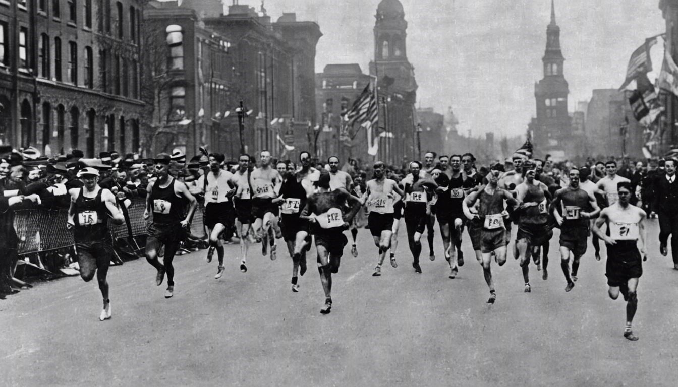 📜 First Boston Marathon in 1897: Significant event in sports history.