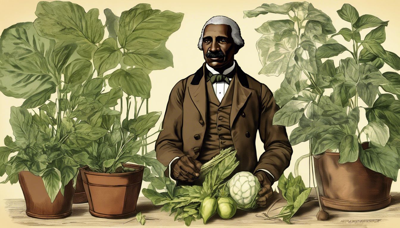 🌿 George Washington Carver's Botanical Contributions Begin (1890s): His innovations in agriculture and sustainability.