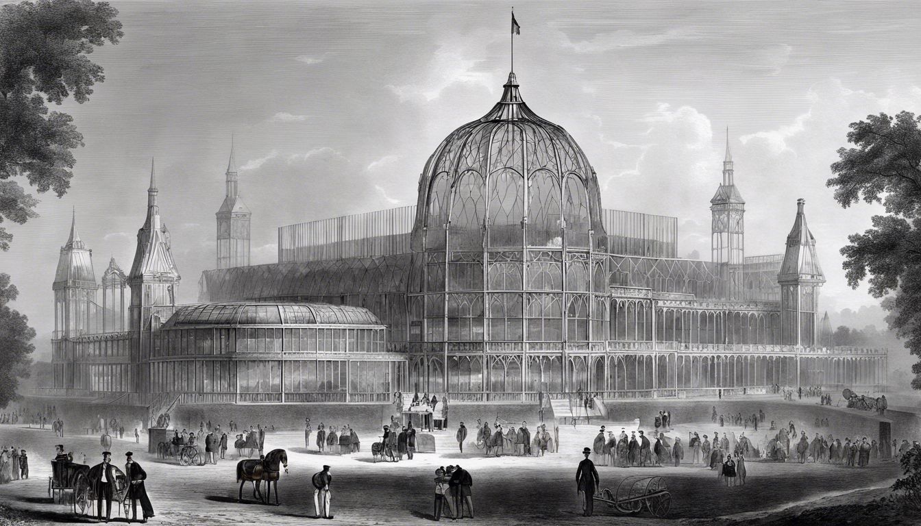 🏰 The Opening of the Crystal Palace in London (1851): A Marvel of Engineering and Design