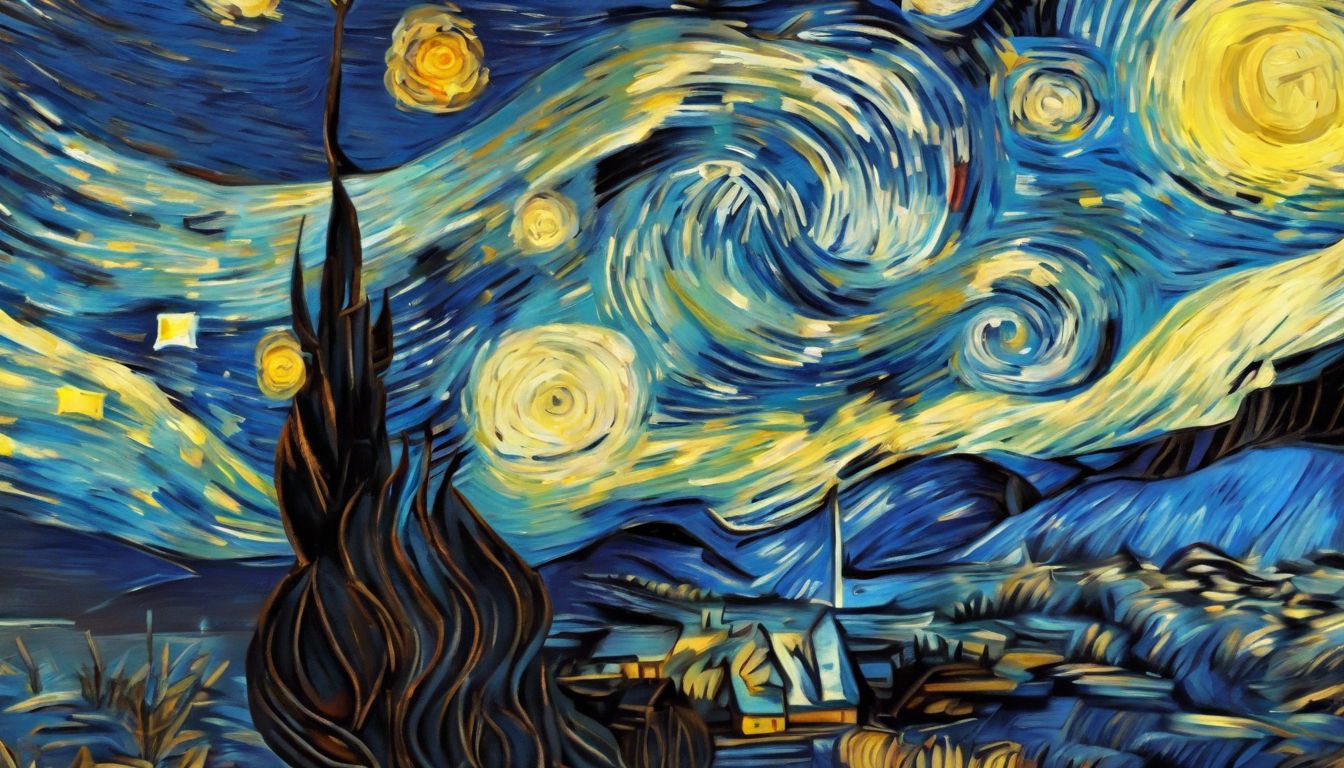 🌟 Van Gogh's Starry Night (1889): Exploration of artistic expression and mental health.