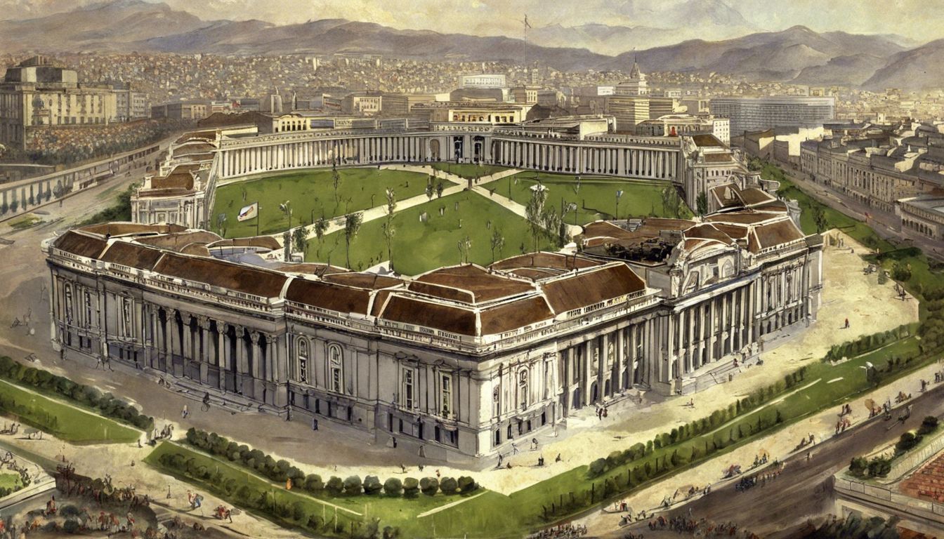 🎨 1810 - The construction of La Moneda Palace begins in Santiago, Chile.