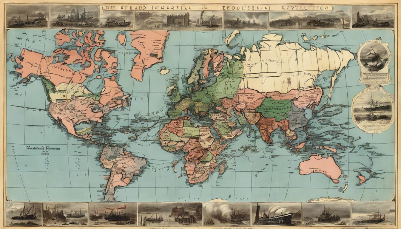 🌐 The spread of the Second Industrial Revolution (late 19th century)