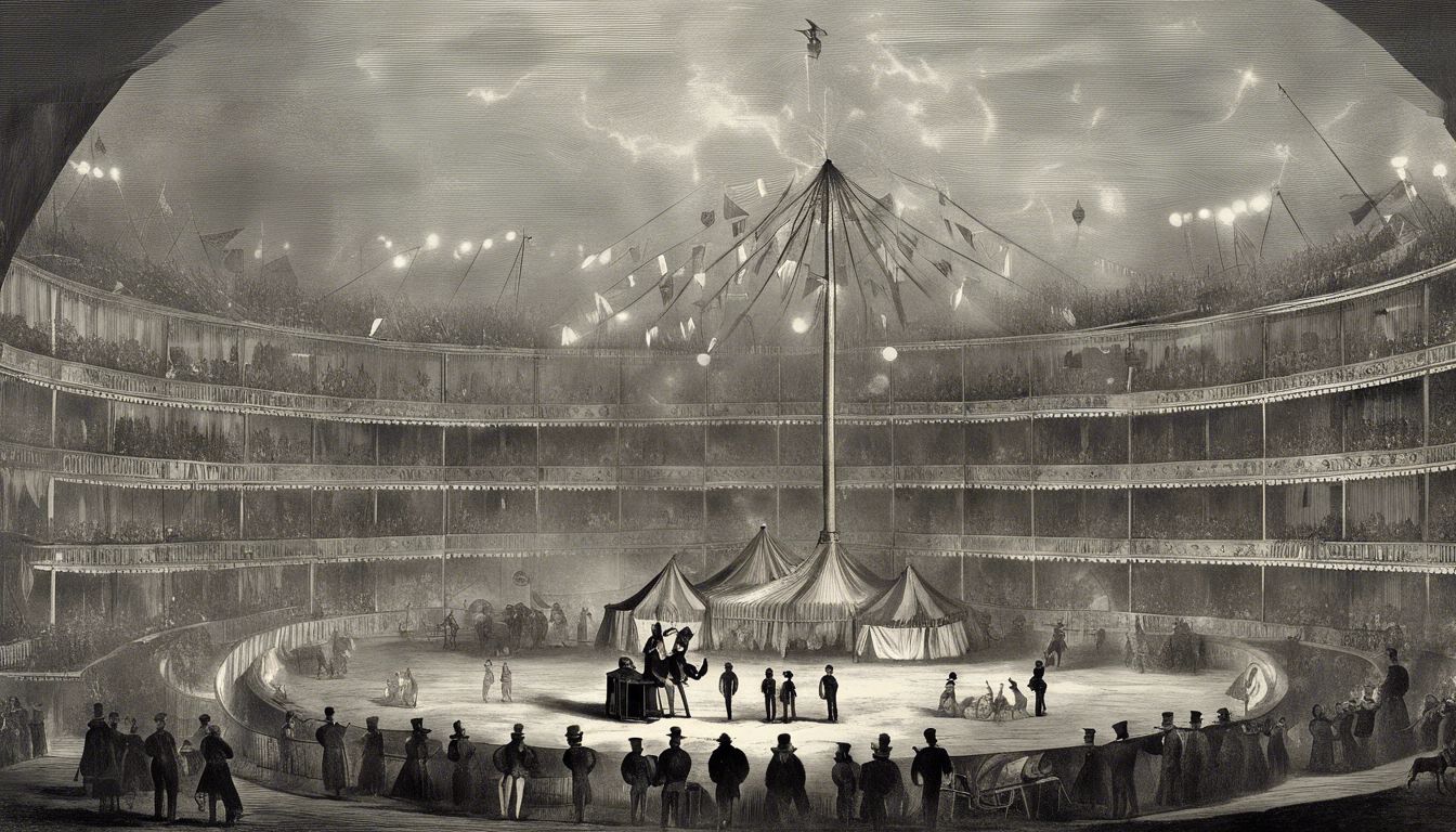 🎩 P.T. Barnum's Circus Debut (1871): The formation of "The Greatest Show on Earth" and its impact on entertainment.