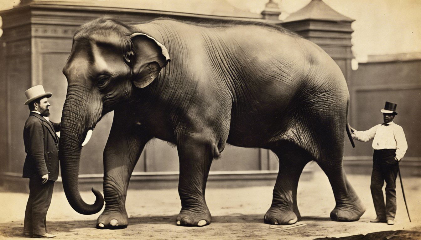 🐘 First Elephant Purchased by PT Barnum (1882): The business of exotic animals and entertainment.