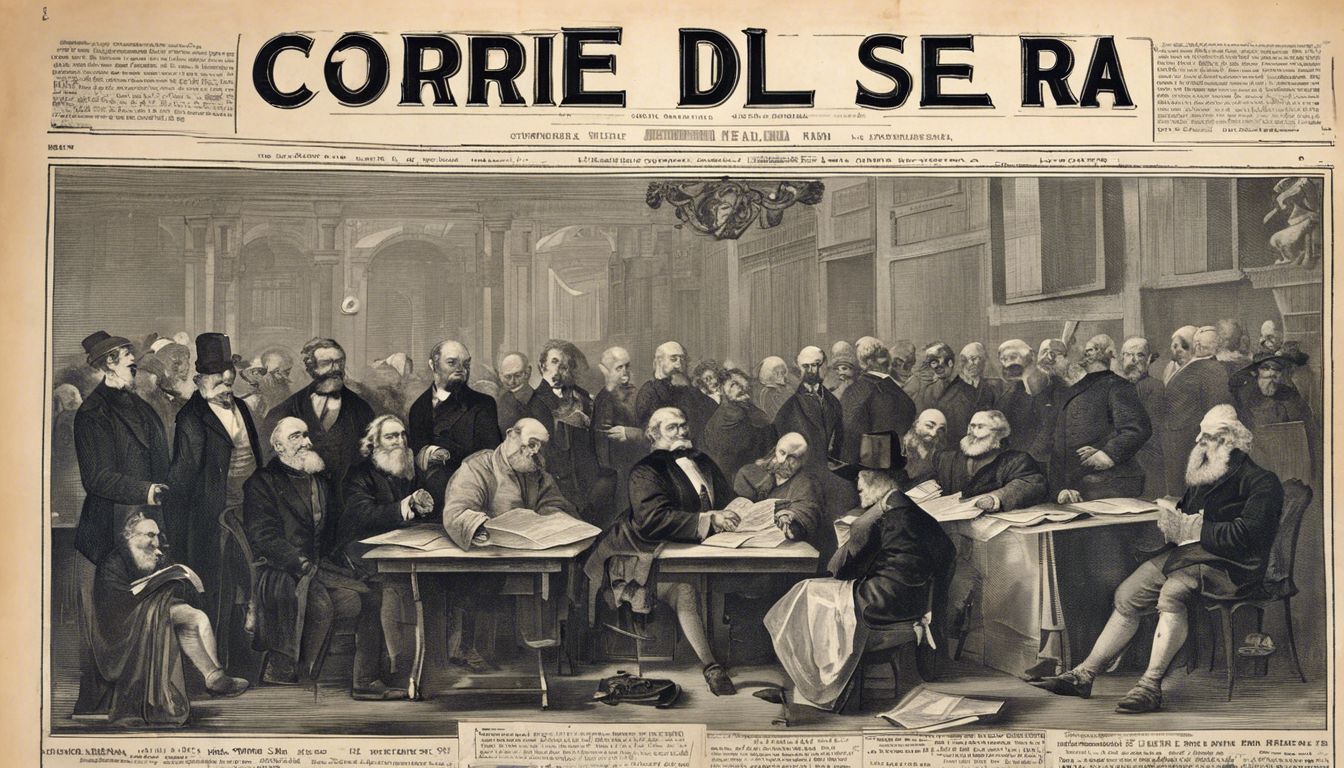 📰 The founding of the Italian newspaper "Corriere della Sera" (1876)