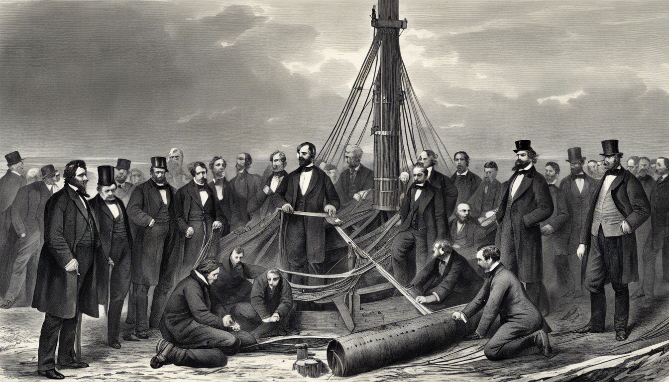 🌏 The laying of the first successful transatlantic telegraph cable (1866)