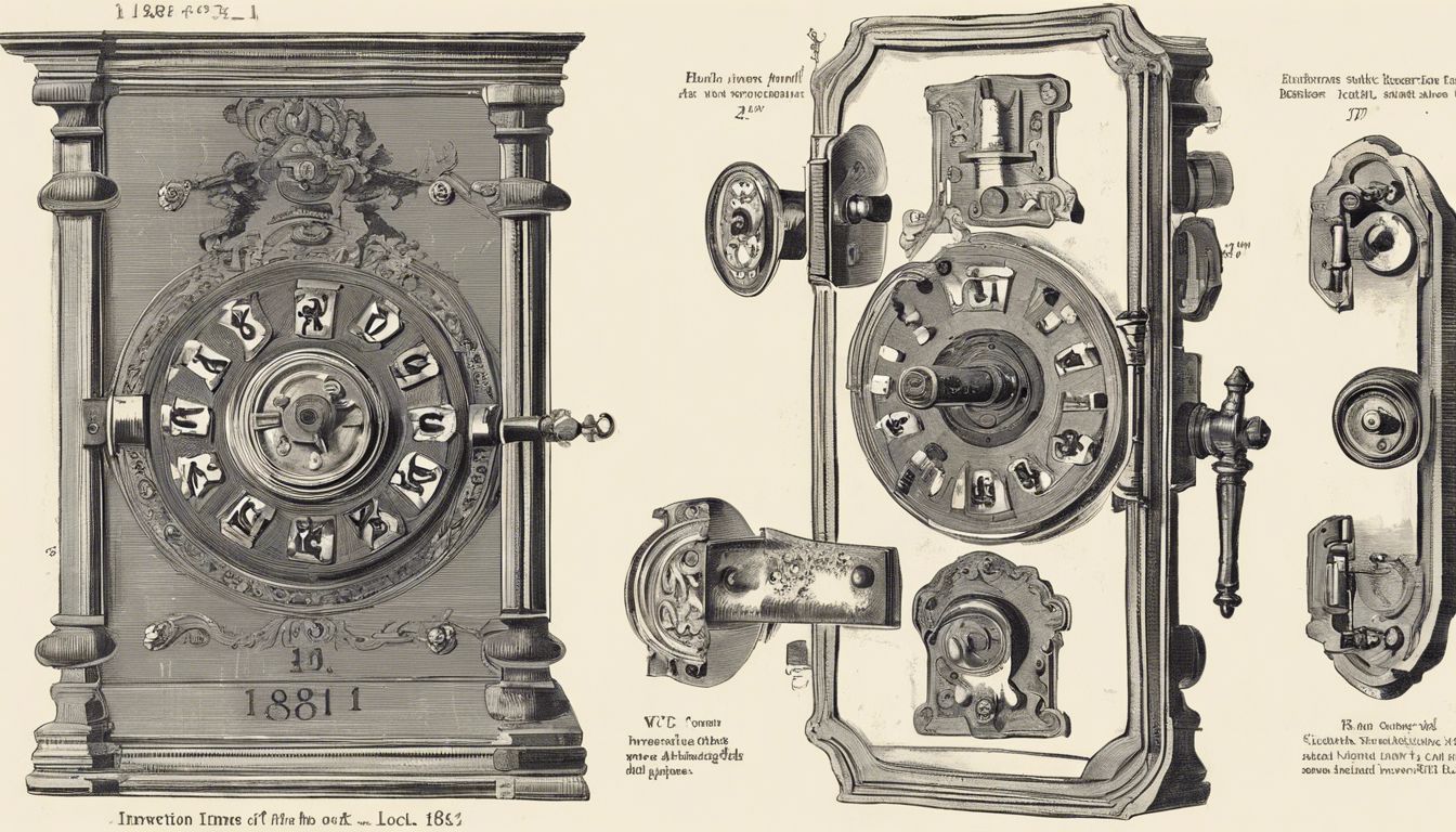 🔒 Invention of the Time Lock for Safes (1881): Security technology and its implications for banking.