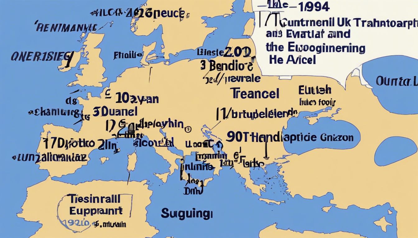 🌍 The Chunnel Opens Connecting UK and France (1994) - The engineering marvel and its effects on European transport and economy.