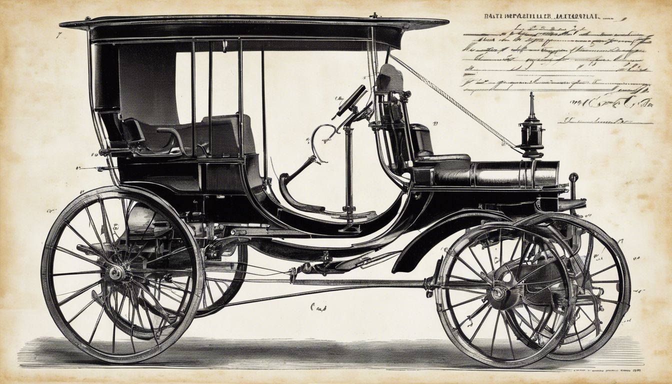 🚗 Patent of the First Practical Automobile (1886): The beginning of the automotive industry.