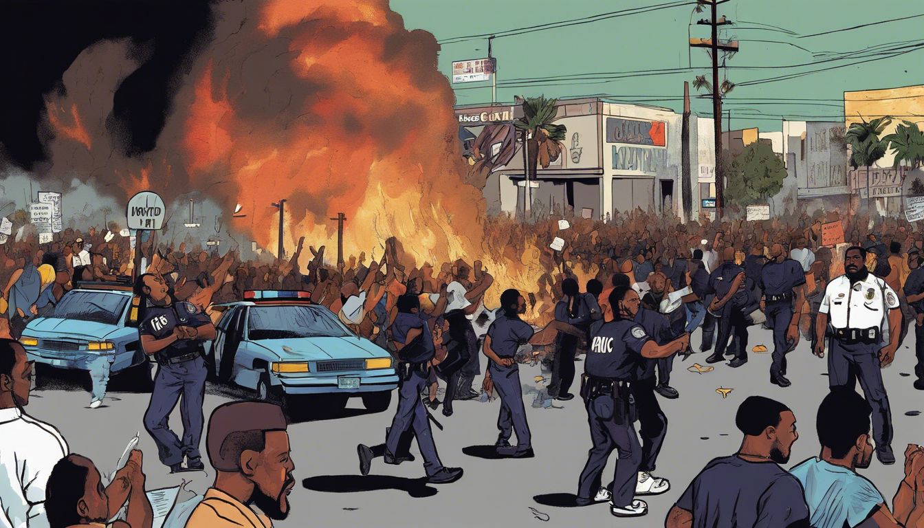 🌍 The L.A. Riots After Rodney King Verdict (1992) - The societal impact and discussions about police brutality and racial tensions in the U.S.