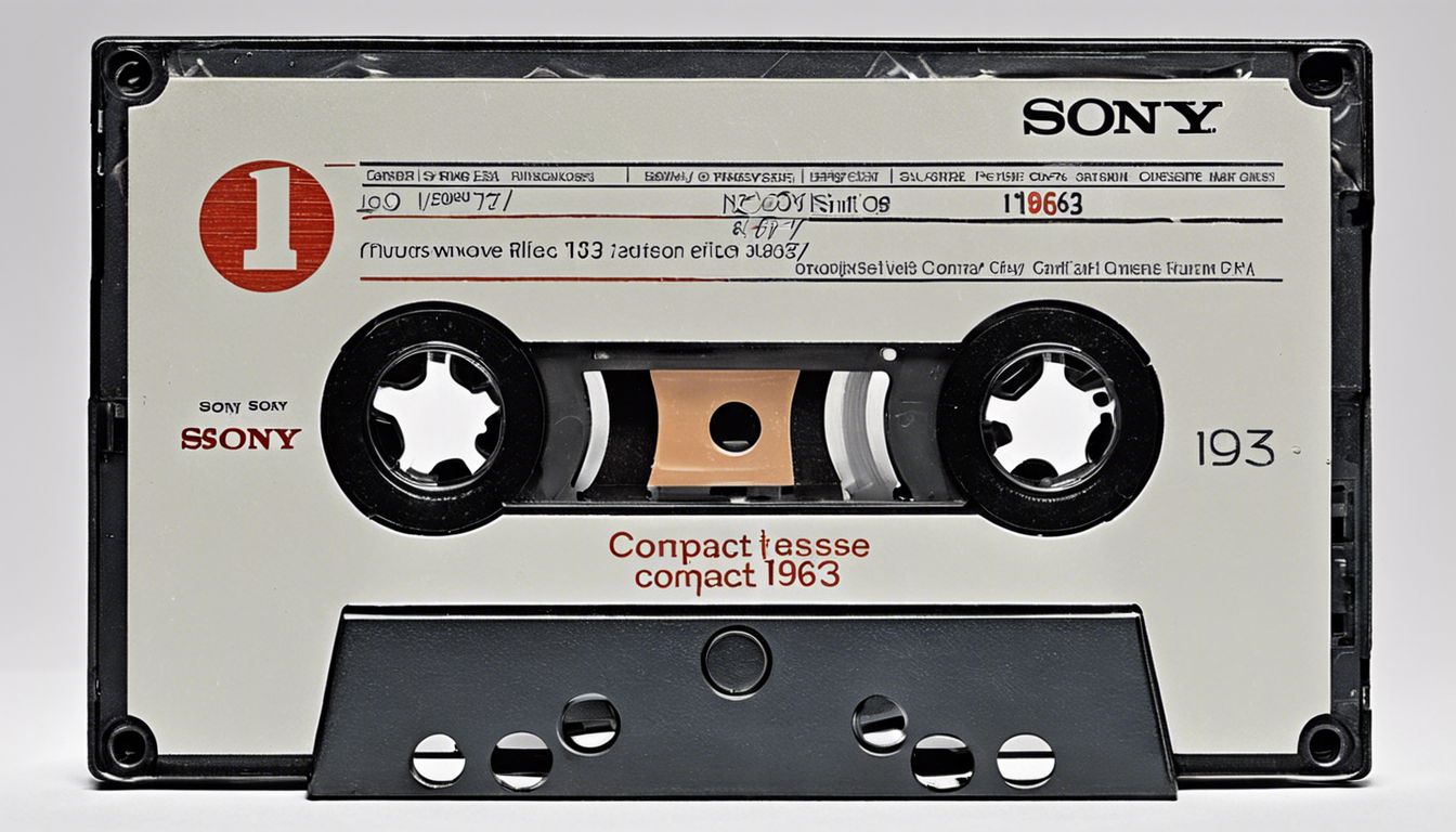 💽 Sony introduces the compact cassette (1963)