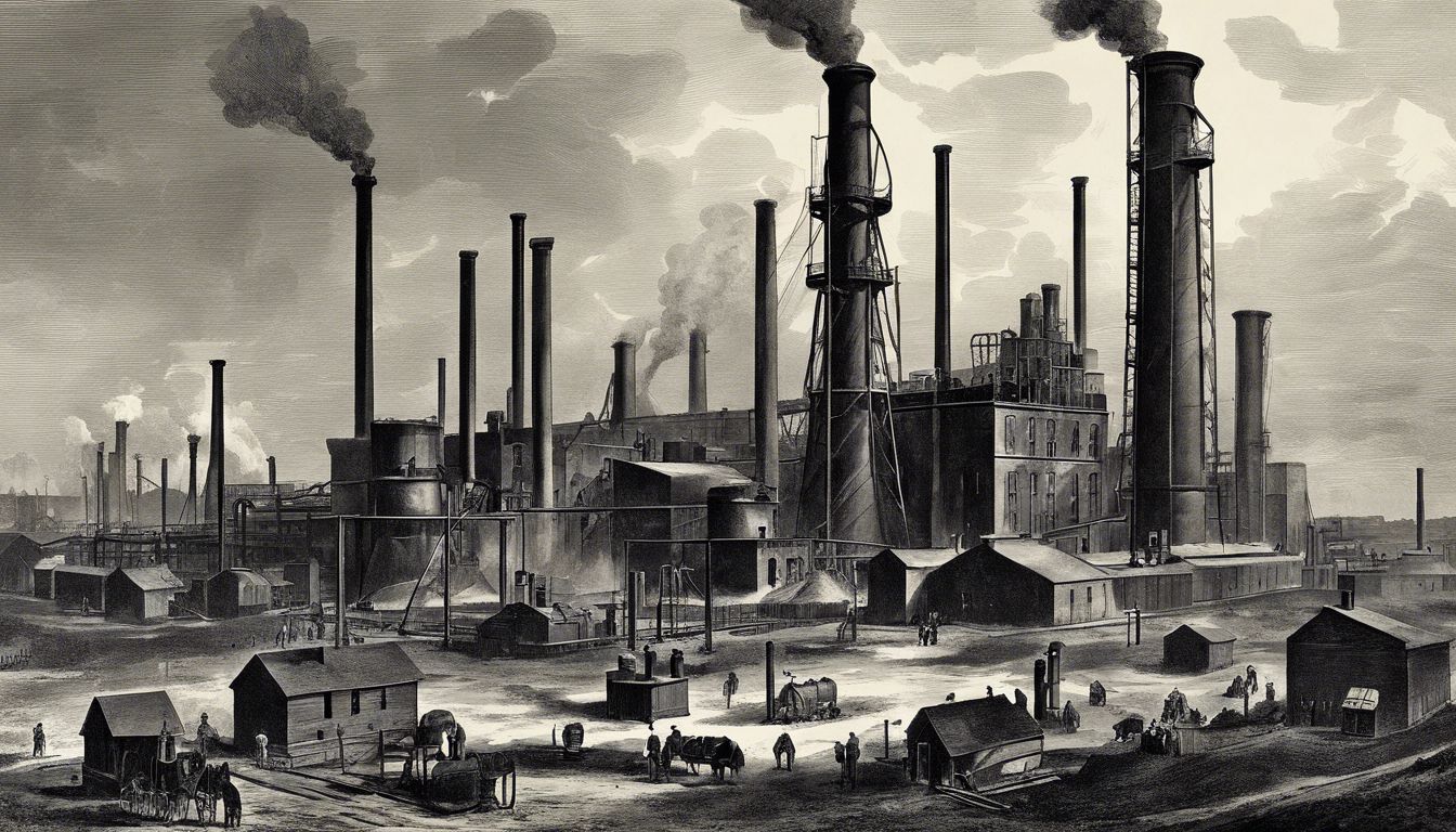 🏭 The establishment of the first oil refinery by John D. Rockefeller in Cleveland, Ohio (1863)