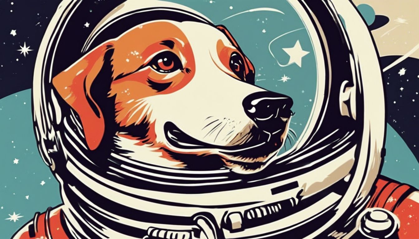 🚀 The Soviet space dog Laika orbits Earth (1957, continuing impact into the 1960s)