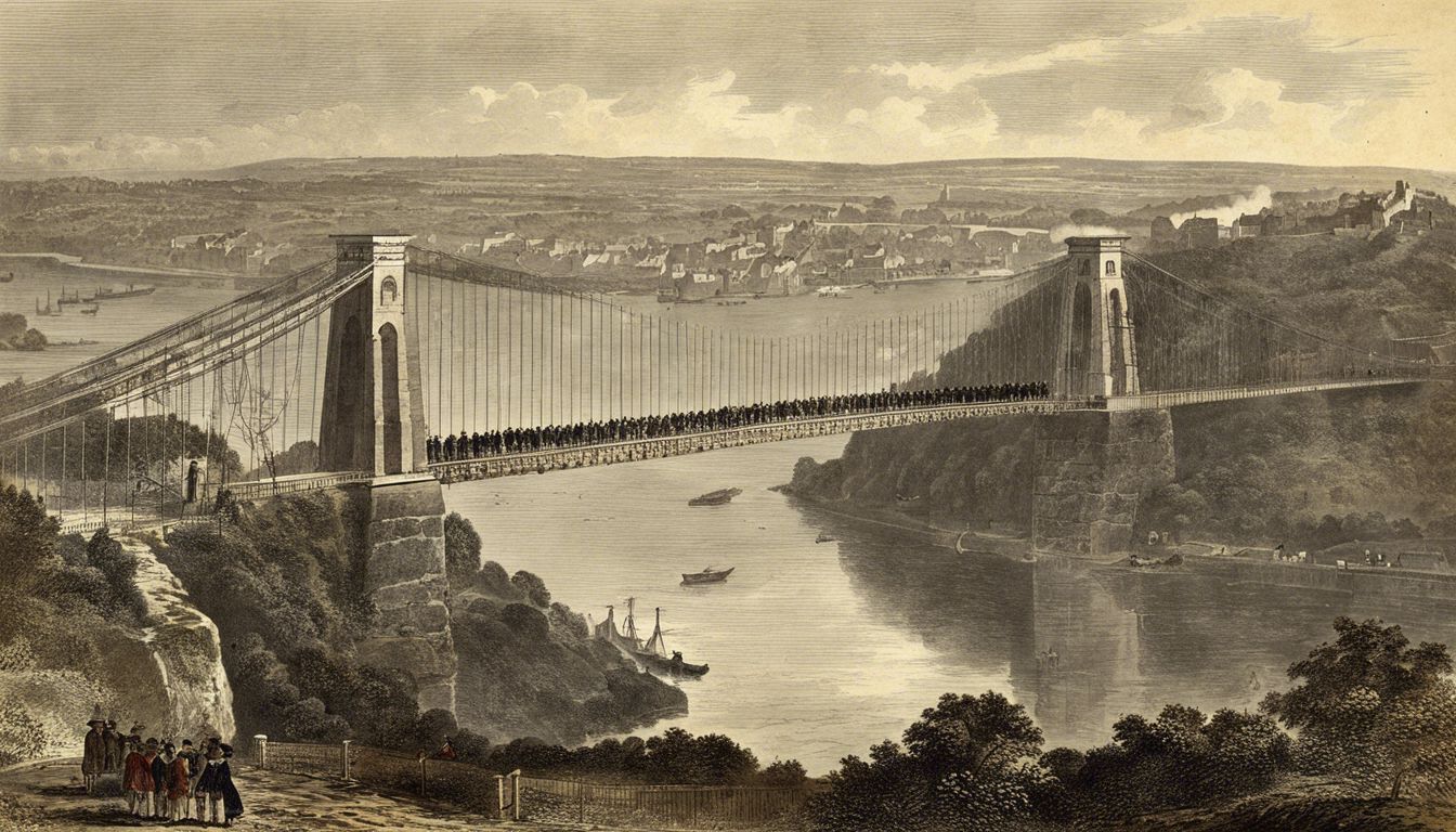 🌉 The opening of the Clifton Suspension Bridge, Bristol (1864)