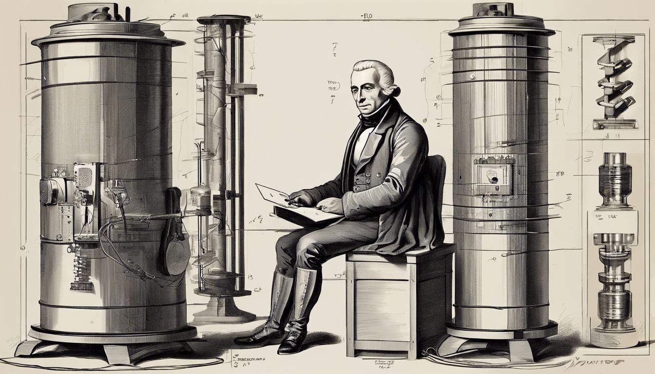 🏺 1800 - Alessandro Volta develops the first electrical battery, the voltaic pile.