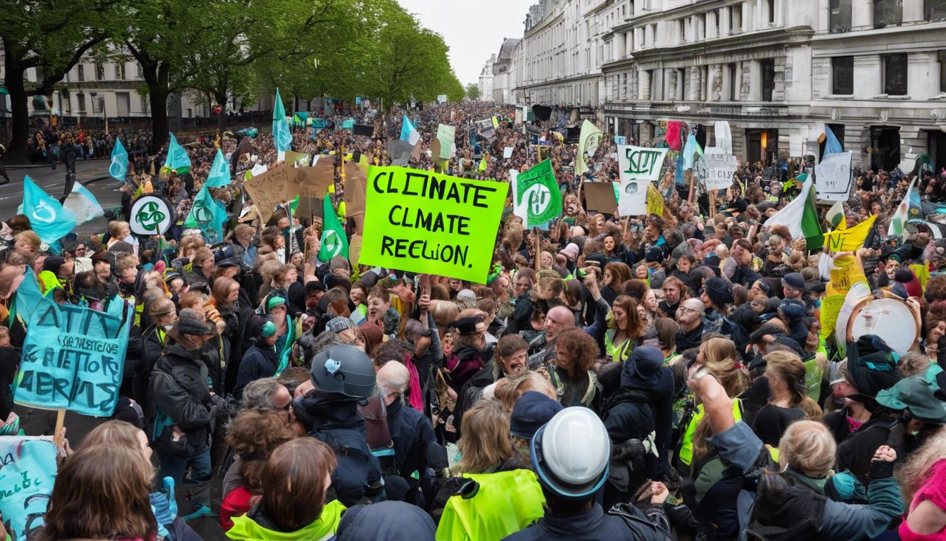 📢 Climate Change Protests (Extinction Rebellion, 2018): Mass protests demanding urgent action on climate change.