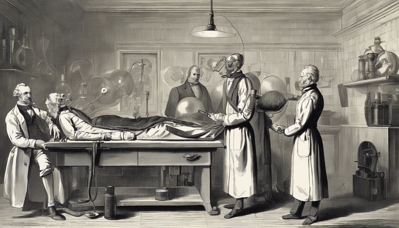 🧪 1834: Discovery of the anesthetic properties of nitrous oxide by Horace Wells, revolutionizing surgery.