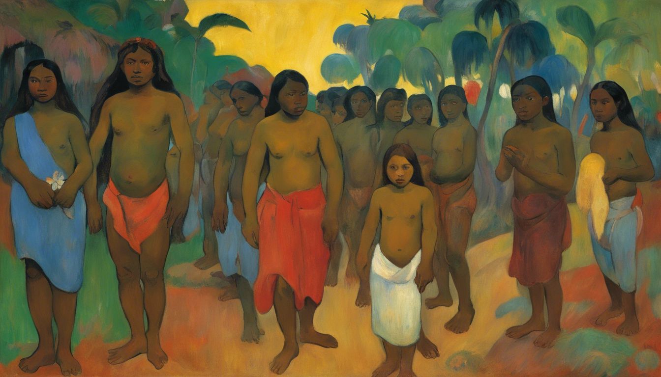 🎨 Gauguin's "Where Do We Come From? What Are We? Where Are We Going?" painted in 1897-1898.