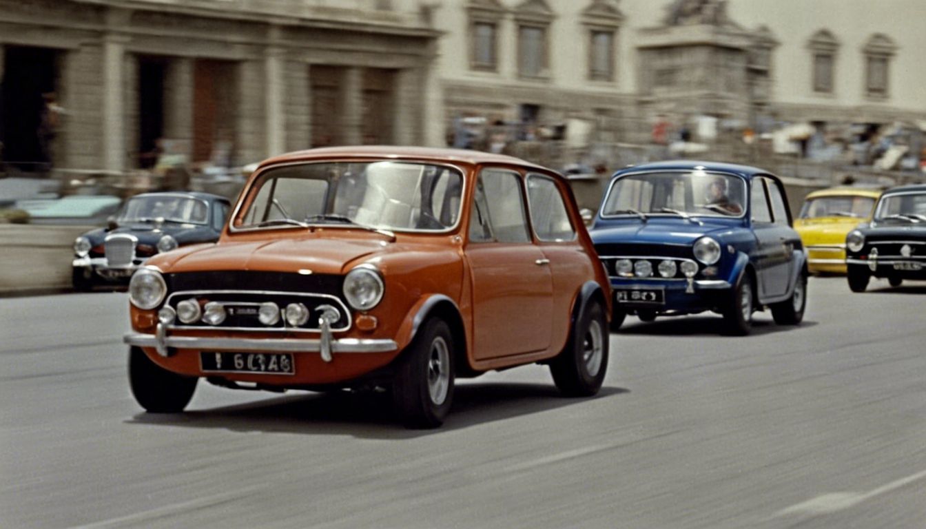 📽️ "The Italian Job" becomes iconic for its car chase scenes and Minis (1969)