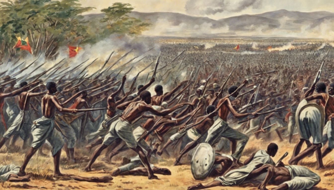 🌍 The Battle of Adowa in 1896, where Ethiopian forces defeat the Italians, ensuring Ethiopia's independence.