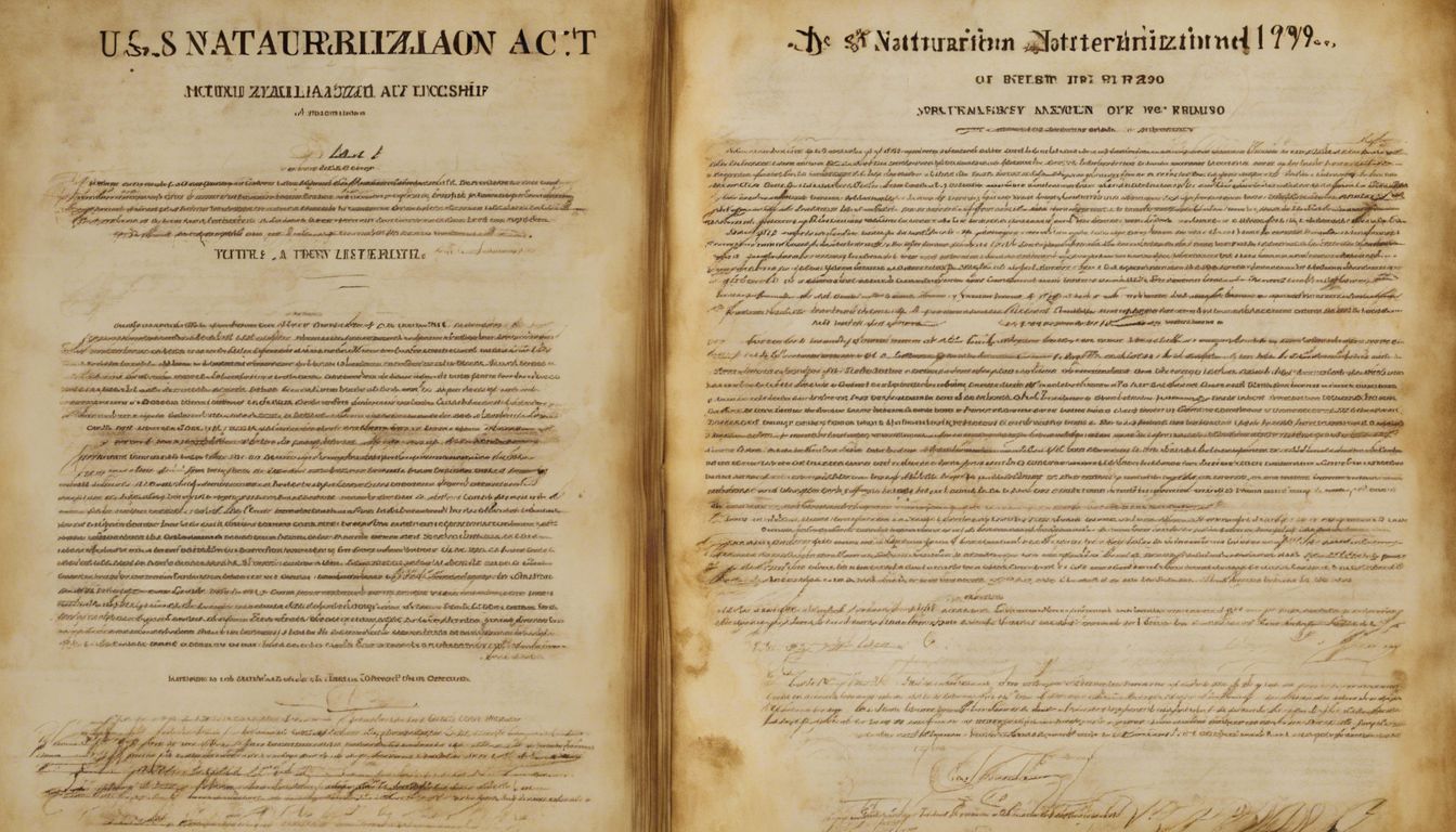 📜 US Naturalization Act (1790) - A law establishing rules for naturalized citizenship in the US.