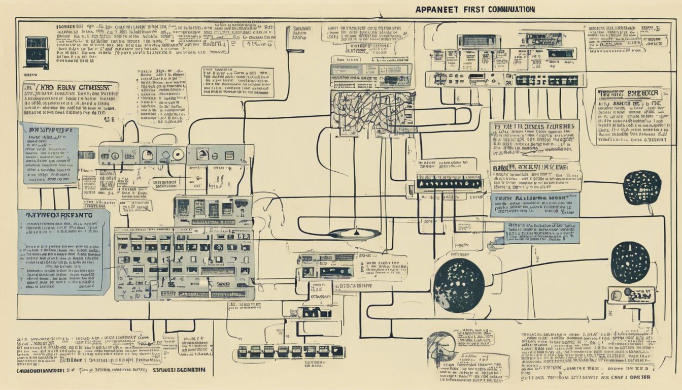 🌐 ARPANET's first communication, precursor to the Internet (1969)