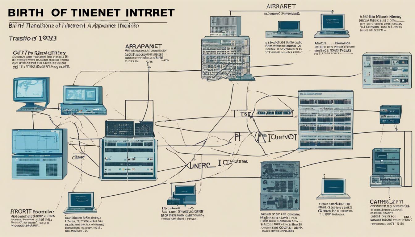 🌐 Birth of the Internet: The transition of ARPANET to TCP/IP in 1983 paves the way for the modern Internet.