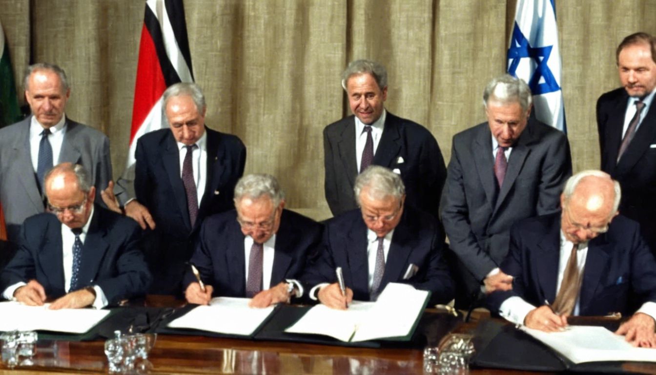 🌍 The Signing of the Oslo II Accord (1995) - The continuation of efforts to achieve peace between Israel and Palestine.