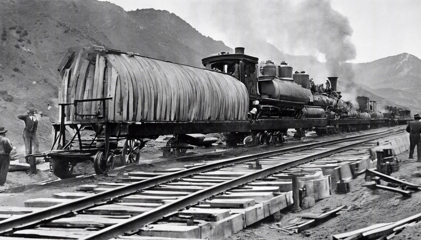 🚂 The construction of the Union Pacific Railroad (1869)