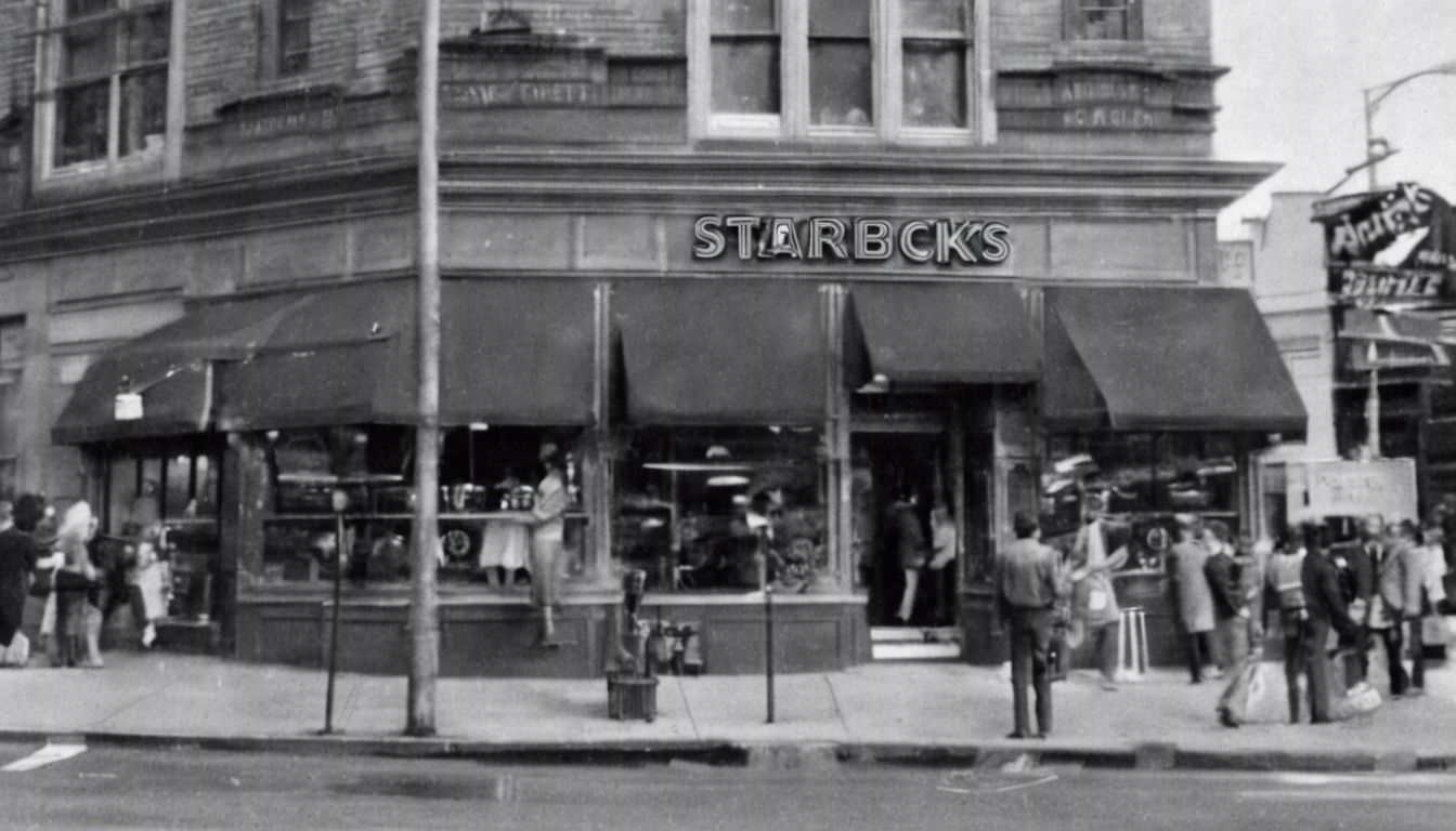 🛒 Consumer Revolution: The opening of the first Starbucks in Seattle (1971)