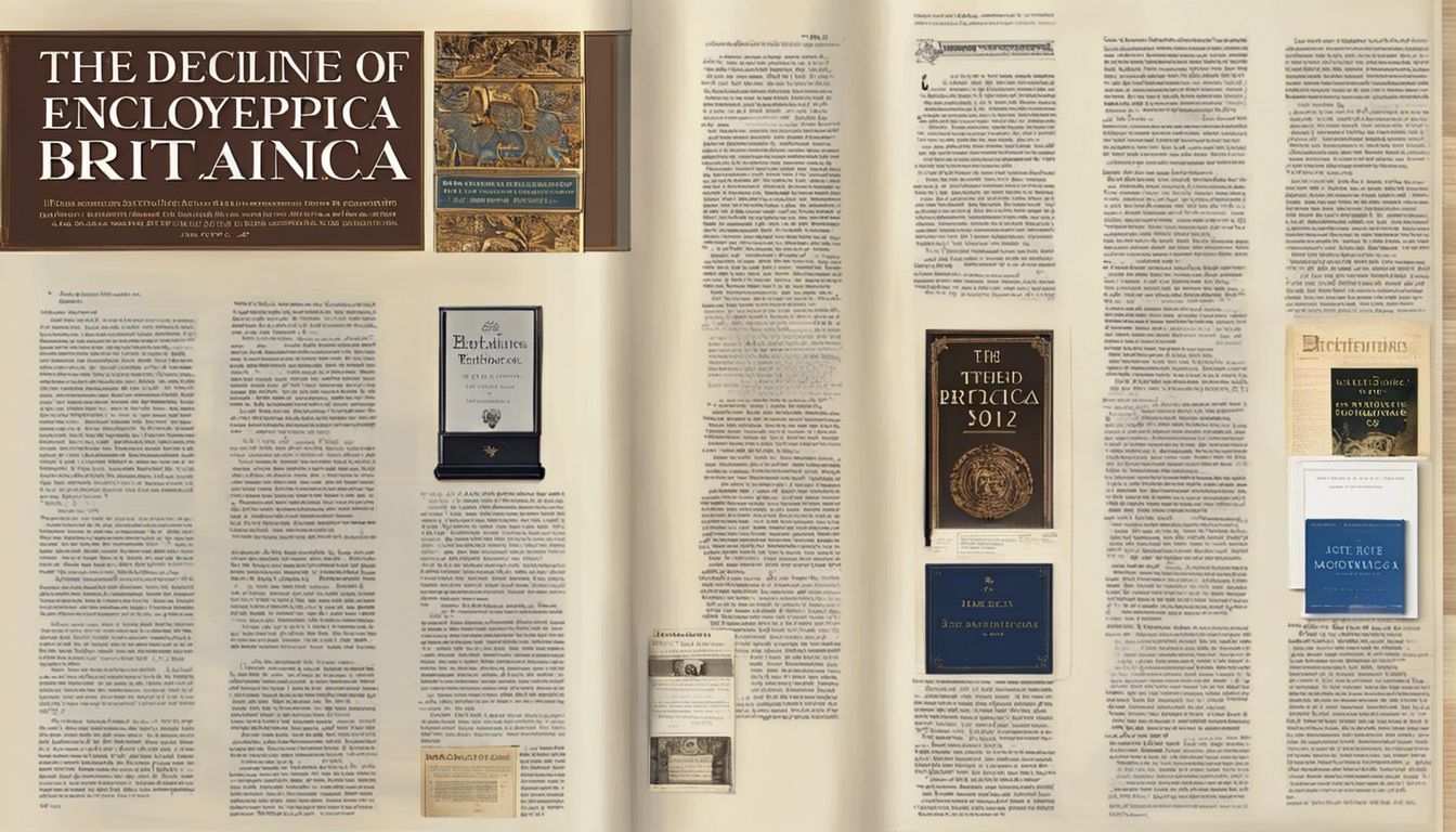 📚 The Decline of Encyclopedia Britannica Print Edition (2012): Marking the end of an era in the age of digital information.