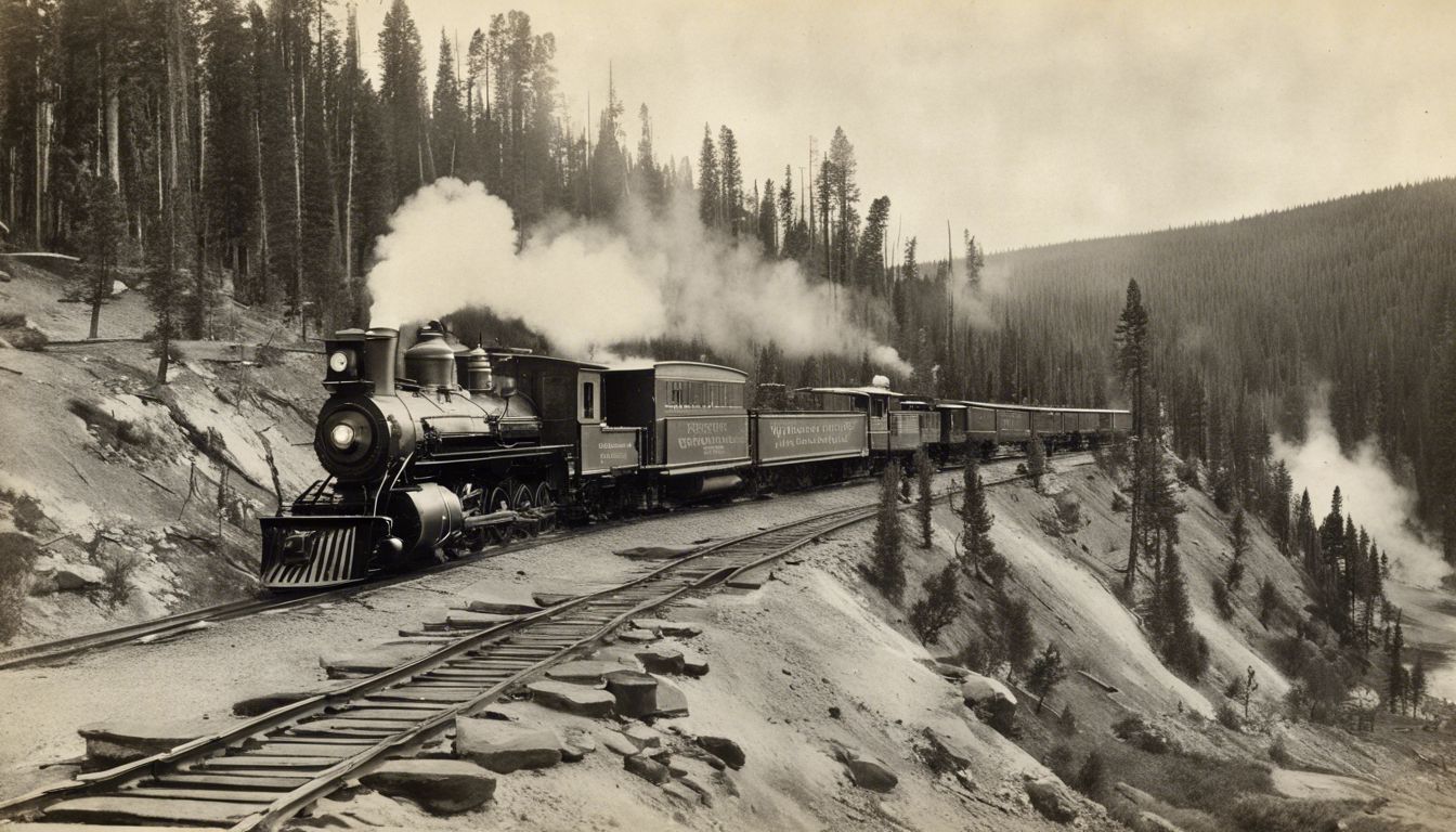 🌲 Yellowstone National Park Railroad Access (1883): Tourism, conservation, and environmental debates.