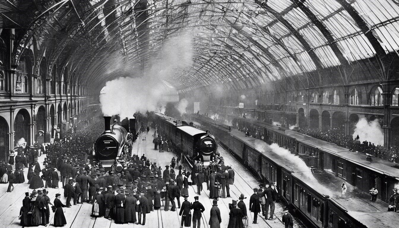 🚂 The opening of St Pancras station in London (1868)