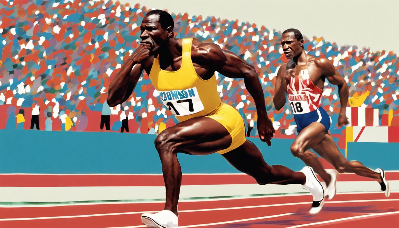 🏅 Ben Johnson's Doping Scandal: At the 1988 Seoul Olympics, Johnson wins the 100m sprint but is later disqualified for doping.