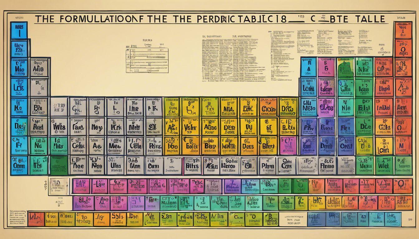 🔬 The formulation of the periodic table by Dmitri Mendeleev (1869)