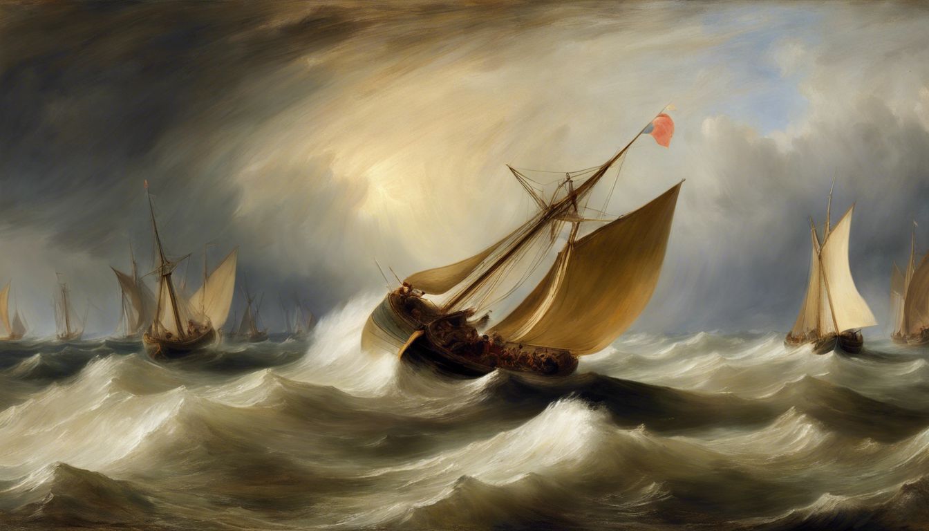 🎨 1810 - Turner exhibits his painting "Dutch Boats in a Gale" at the Royal Academy.