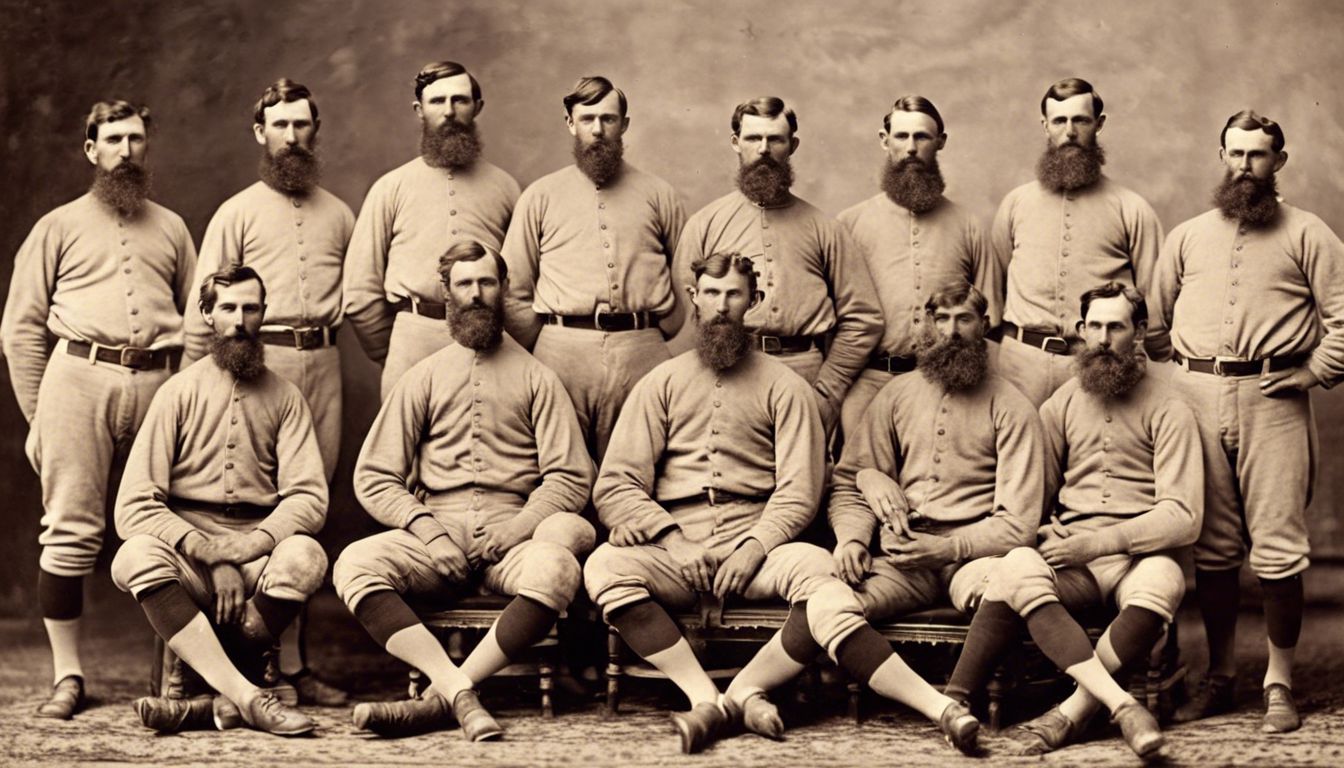 📜 The establishment of the first professional baseball team: the Cincinnati Red Stockings (1869)