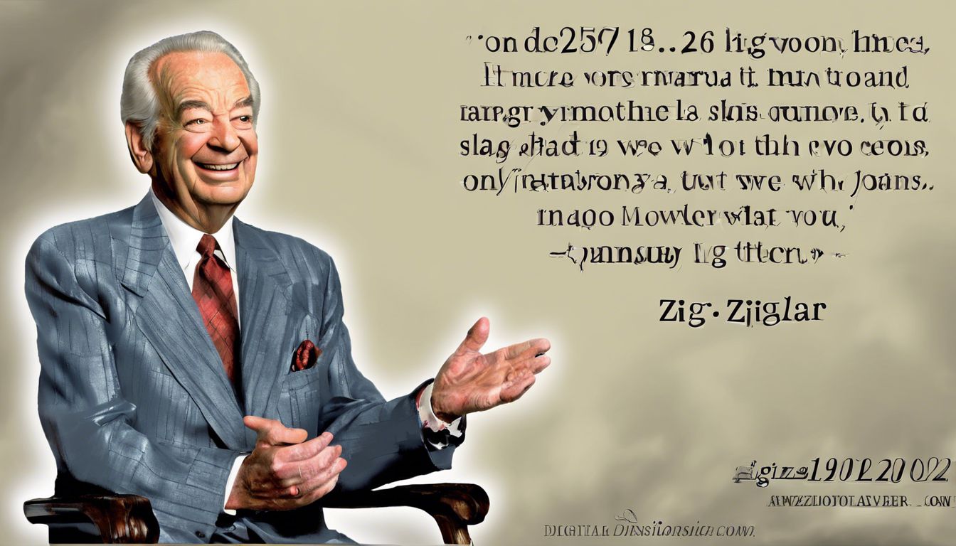 🎤 Zig Ziglar (1926-2012) - Author, salesman, and motivational speaker