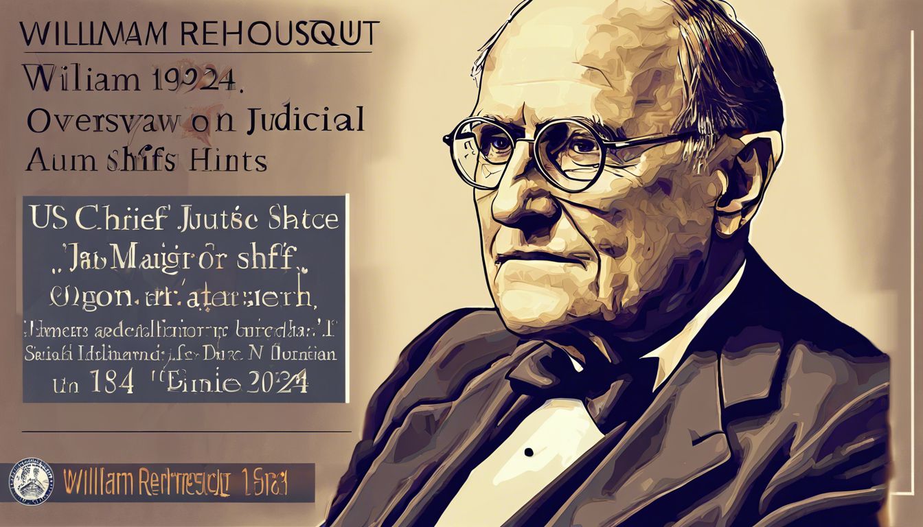 ⚖️ William Rehnquist (1924) - U.S. Chief Justice, oversaw major judicial shifts