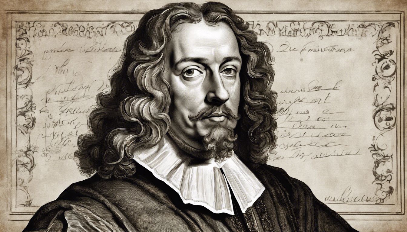 🎭 William Davenant (1606) - English poet and playwright, also a theater manager who was declared poet laureate in 1638.