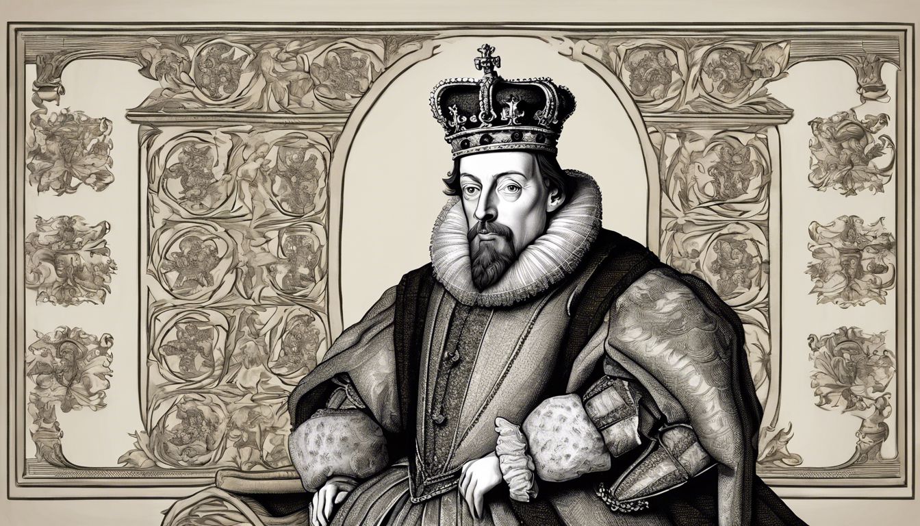 📜 James I of England (1566) - King of England and Scotland