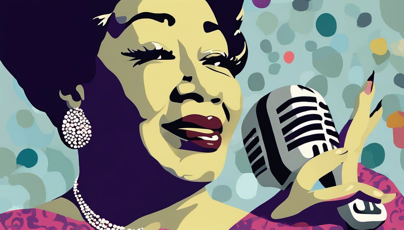 🎶 Ella Fitzgerald (1917-1996) - American jazz singer, sometimes referred to as the "First Lady of Song, Queen of Jazz."