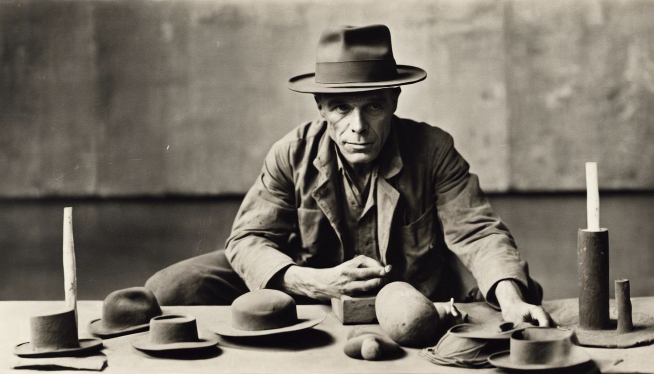 🎭 Joseph Beuys (1921) - His performances included elements of ritual, critique, and social philosophy.