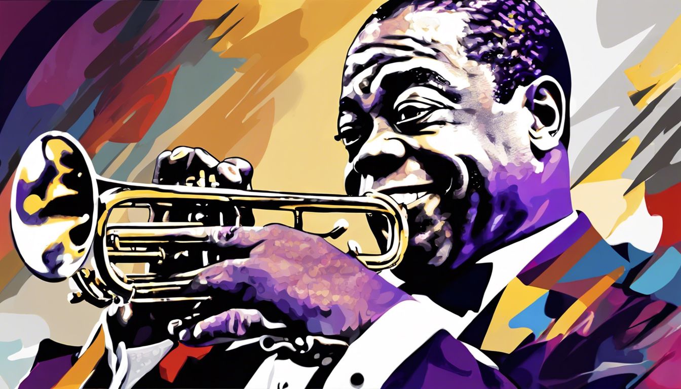 🎶 Louis Armstrong (1901-1971) - Influential American jazz trumpeter and singer, known as a foundational figure in jazz music.